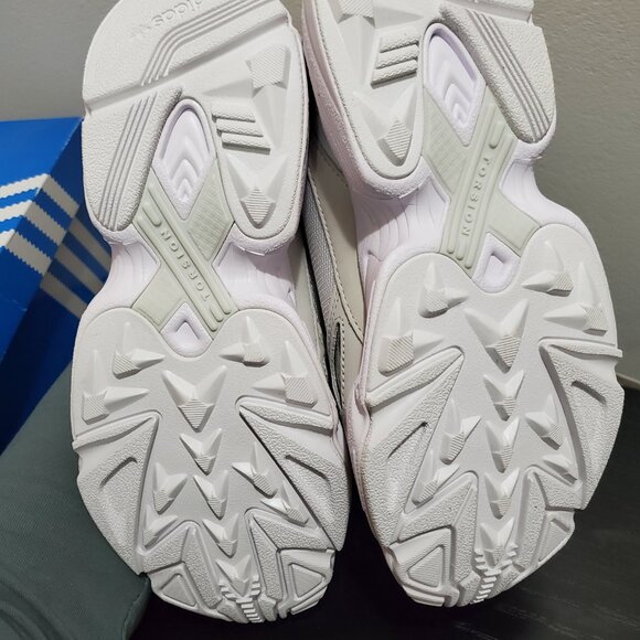 Adidas Womens Falcon 'Triple White' - Picture 8 of 9